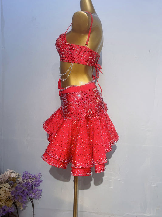 L02 Custom Made Latin Dress many colours to choose