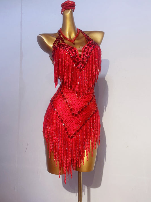 L05 Custom Made Latin Dress many colours to choose
