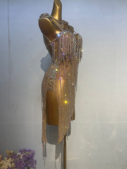 L01 Custom Made Latin Dress many colours to choose