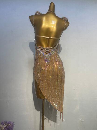 L01 Custom Made Latin Dress many colours to choose