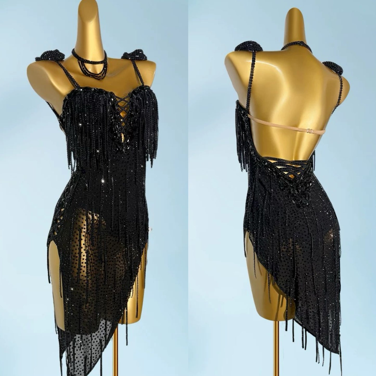 L01 Custom Made Latin Dress many colours to choose