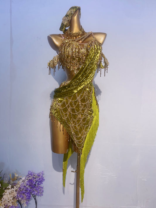 L04 Custom Made Latin Dress many colours to choose