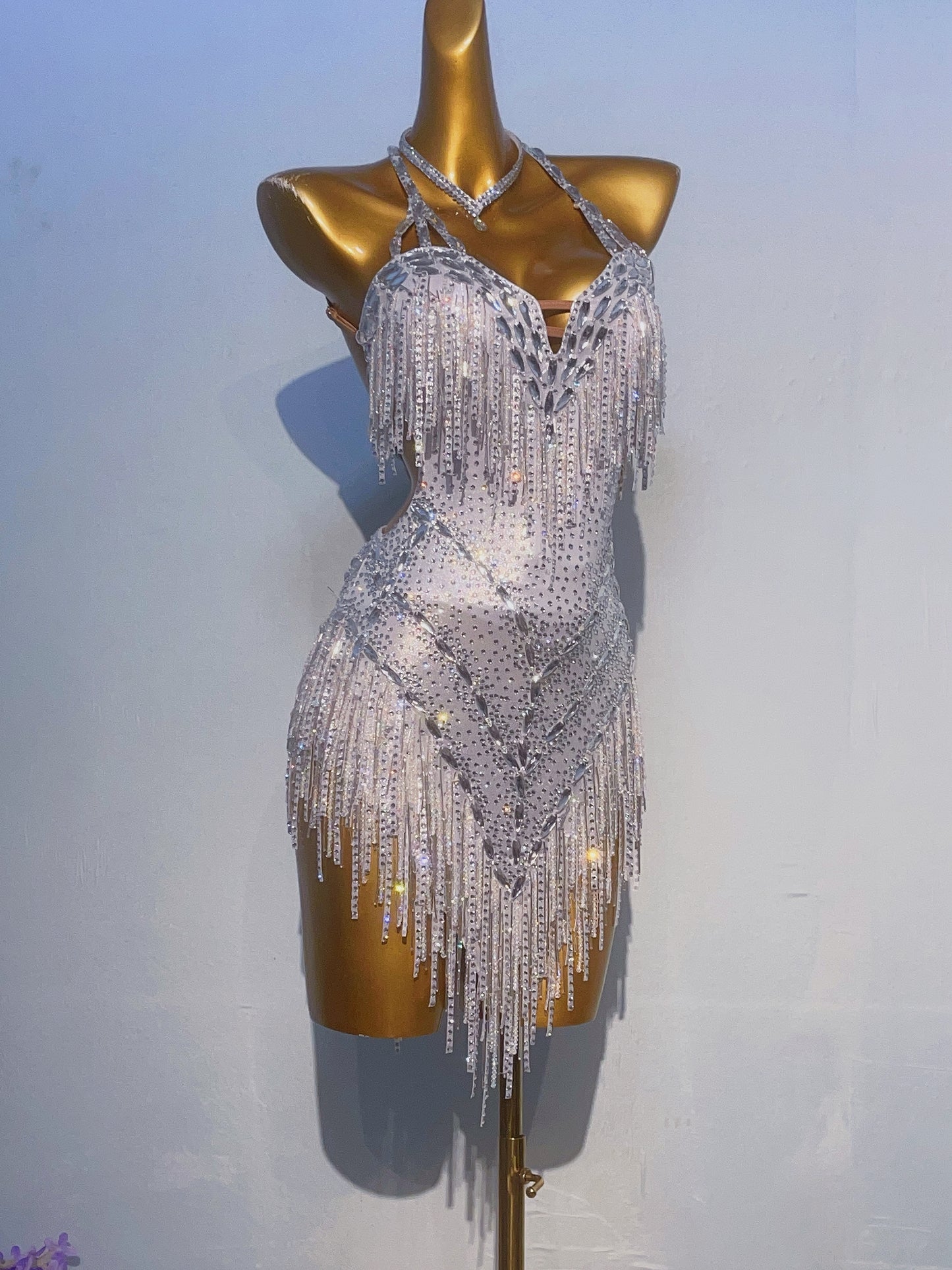 L05 Custom Made Latin Dress many colours to choose