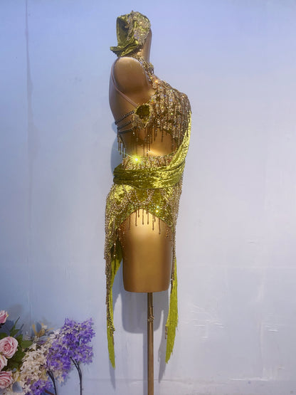 L04 Custom Made Latin Dress many colours to choose