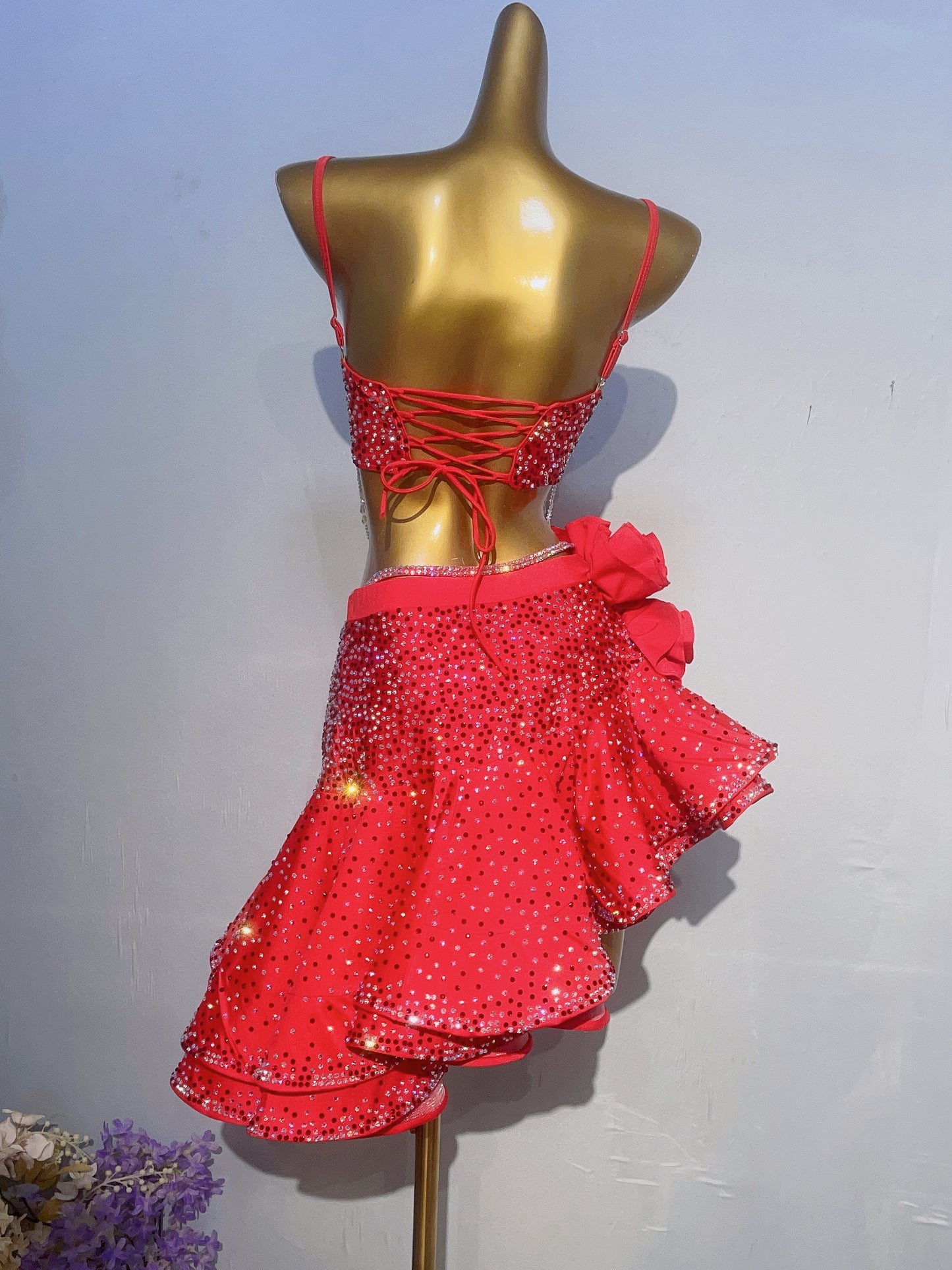 L02 Custom Made Latin Dress many colours to choose