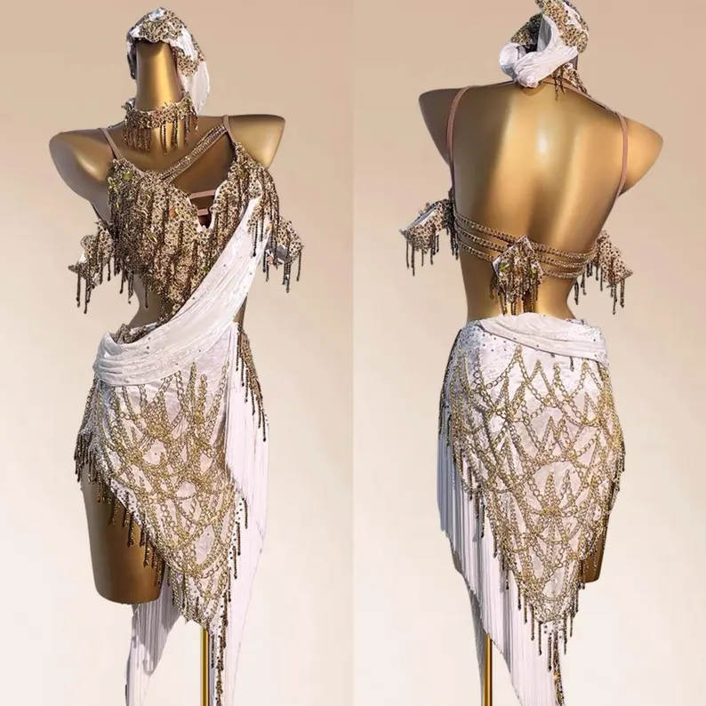 L04 Custom Made Latin Dress many colours to choose